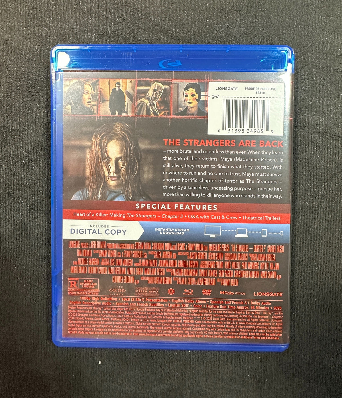 The Strangers: Chapter 2 (Blu-ray, Lionsgate Films, Modern Horror)