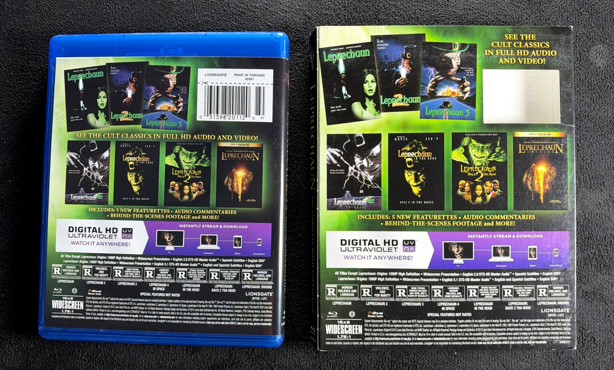 Leprechaun: The Complete Movie Collection (Blu-ray, Lionsgate, Rare Slipcover)