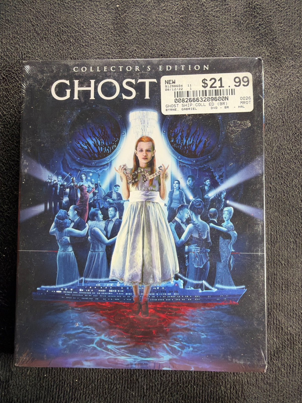 Ghost Ship (Blu-ray, Scream Factory, Rare Slipcover, 2002 Horror, NEW/Sealed)