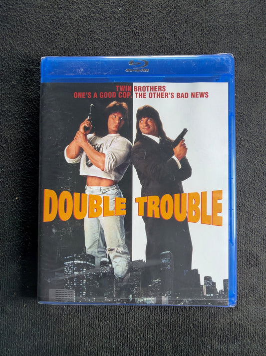 Double Trouble (Blu-ray, Kino Lorber, 90's Classic, Widescreen, NEW/Sealed)