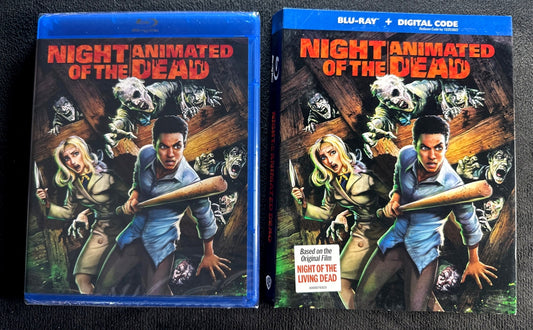 Night of the Animated Dead (Blu-ray, Warner, Slipcover, NEW/Sealed)
