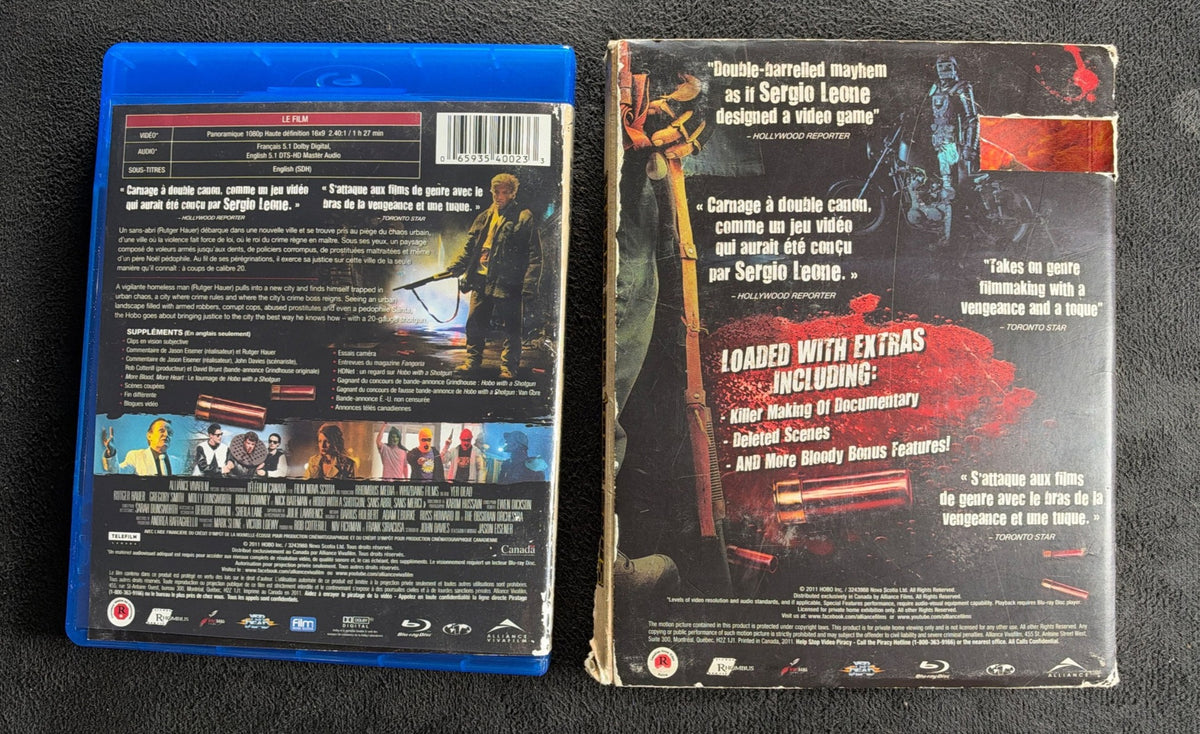 Hobo with a Shotgun (Blu-ray, Alliance, Very Rare Fold Out Slipcover)