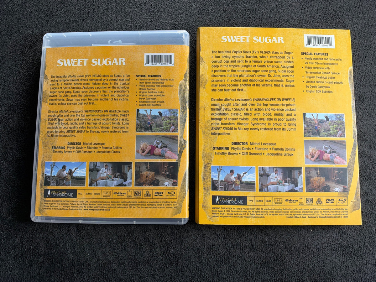 Sweet Sugar (Blu-ray, Vinegar Syndrome, OG Slipcover, 70's Classic)