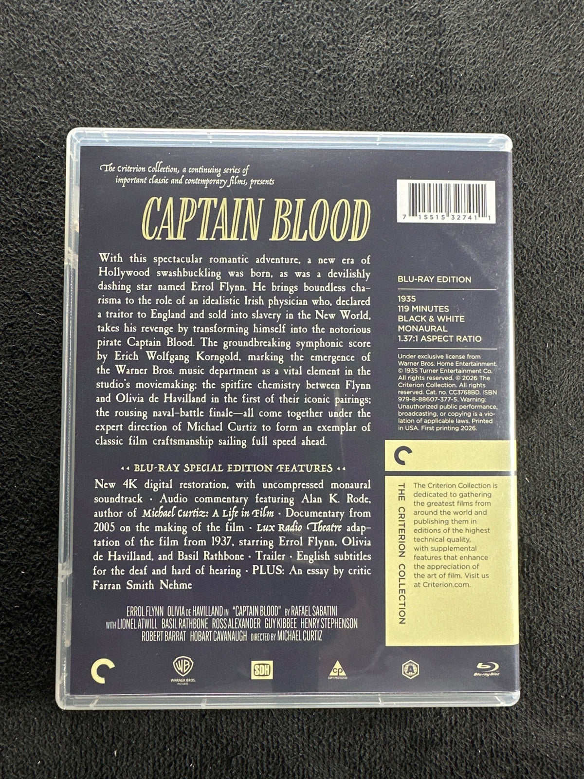 Captain Blood (Blu-ray, Criterion Collection, Special Edition, 30's Classic)