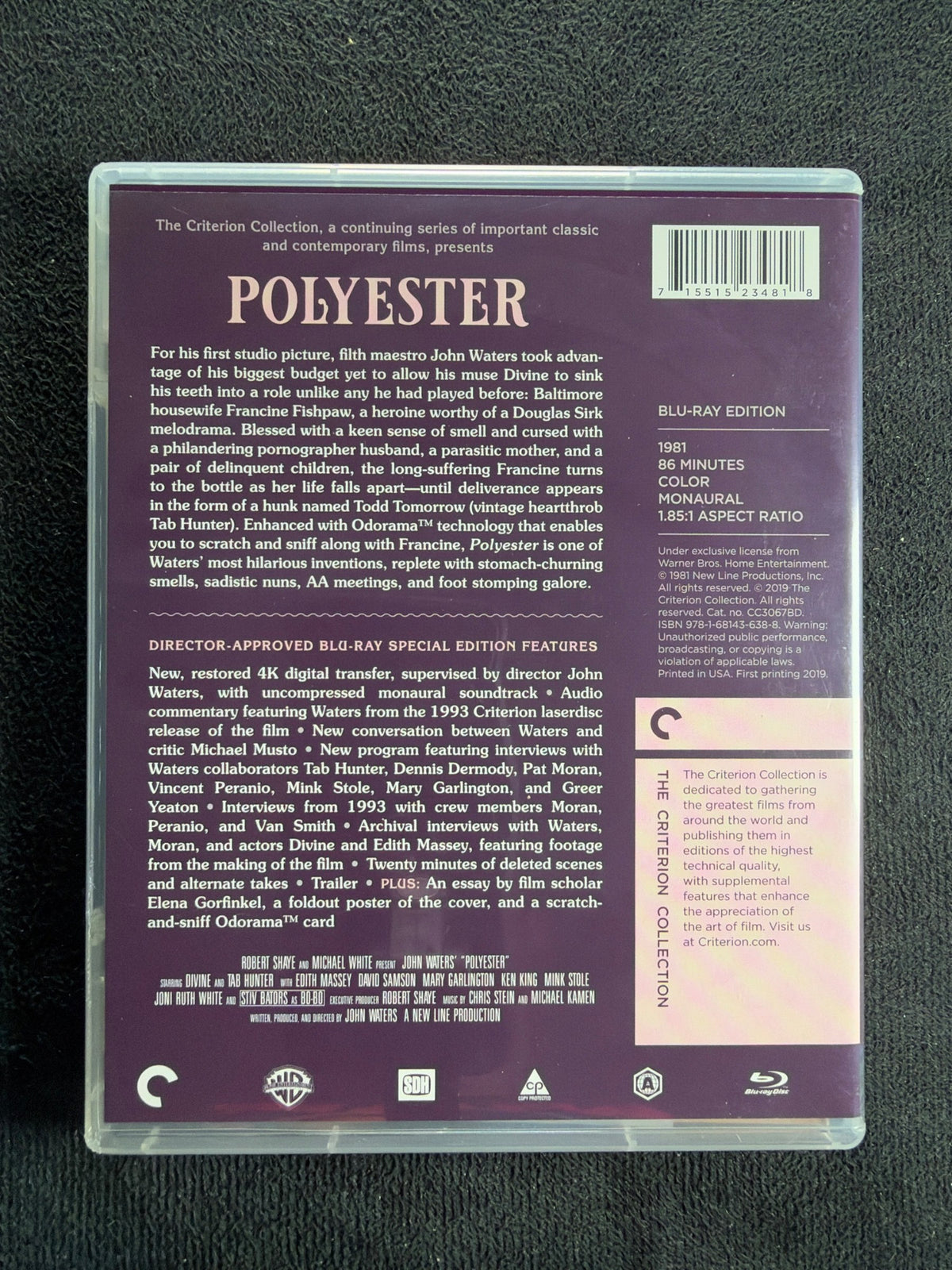 Polyester  (Blu-ray, Criterion Collection, Special Edition, 80's Classic)