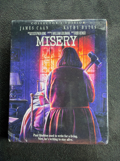 Misery (Blu-ray, Scream Factory, Slipcover, 90's Horror Classic, NEW/Sealed)