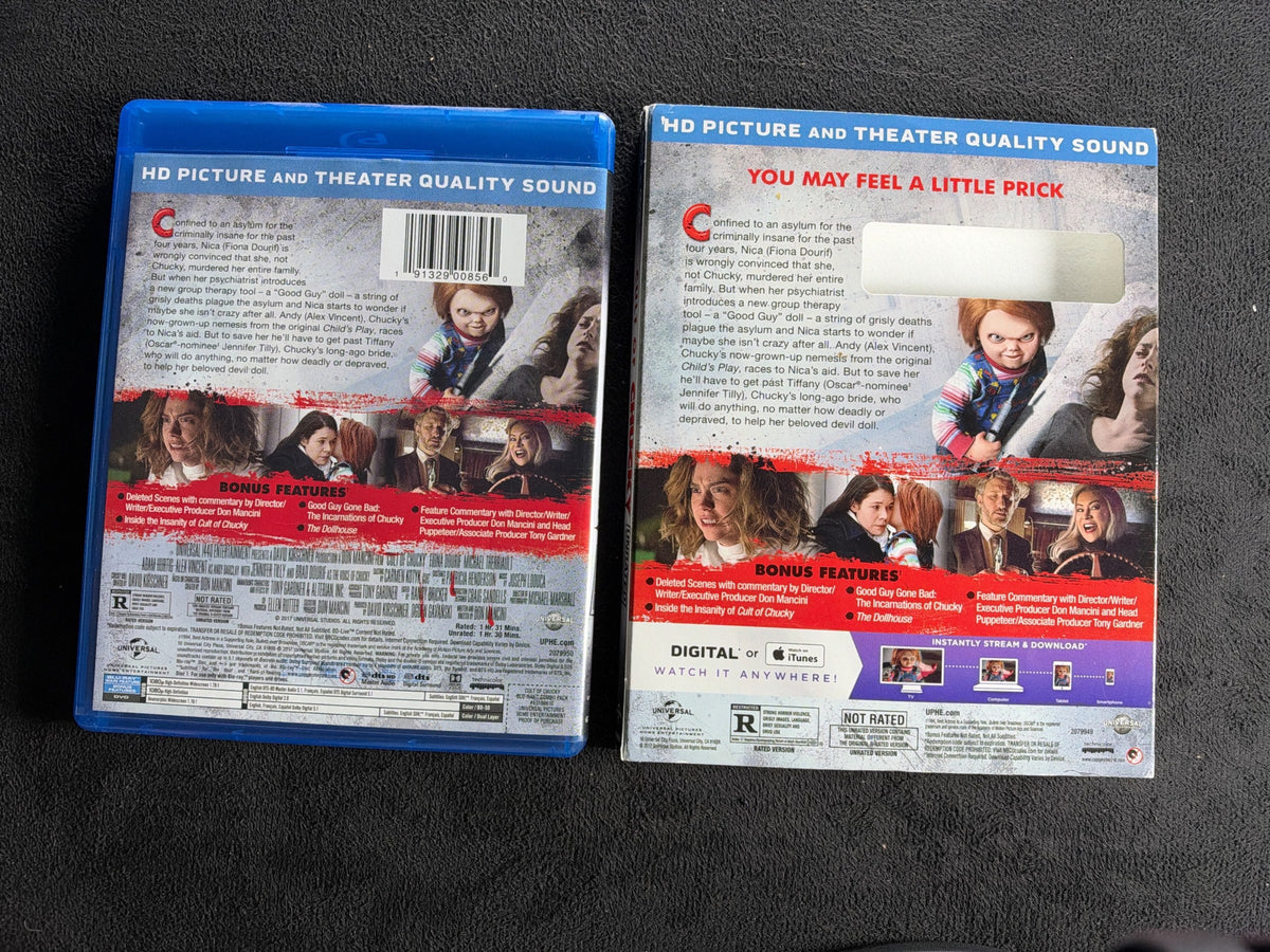 Cult of Chucky (Blu-ray, Universal, Slipcover, Classic Horror, No Digital)