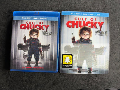 Cult of Chucky (Blu-ray, Universal, Slipcover, Classic Horror, No Digital)