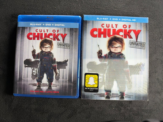 Cult of Chucky (Blu-ray, Universal, Slipcover, Classic Horror, No Digital)