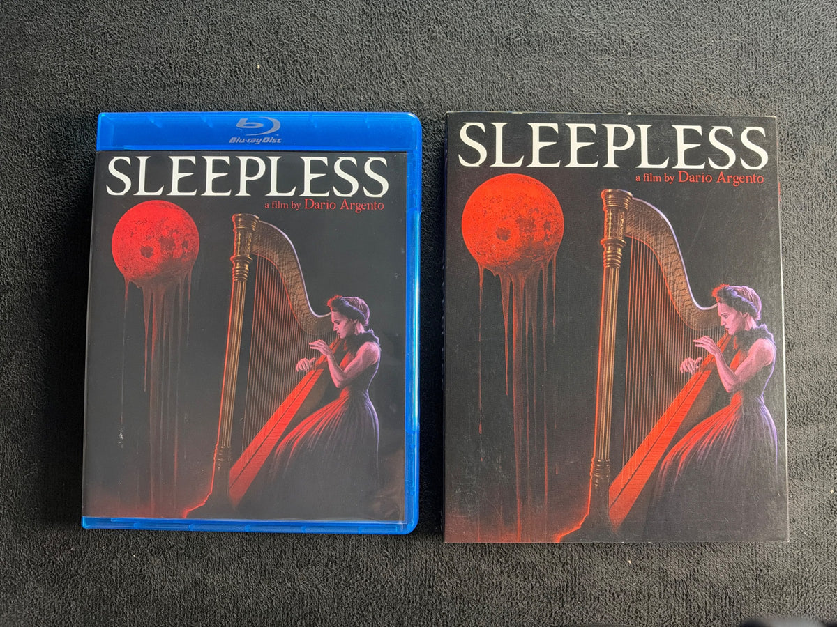 Sleepless (Blu-ray, Scorpion Releasing, Slipcover, Dario Argento Classic)