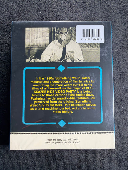 Krazee Kidz Video Party (Blu-ray, Vinegar Syndrome Partner Label, Slipcover, NEW