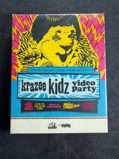 Krazee Kidz Video Party (Blu-ray, Vinegar Syndrome Partner Label, Slipcover, NEW