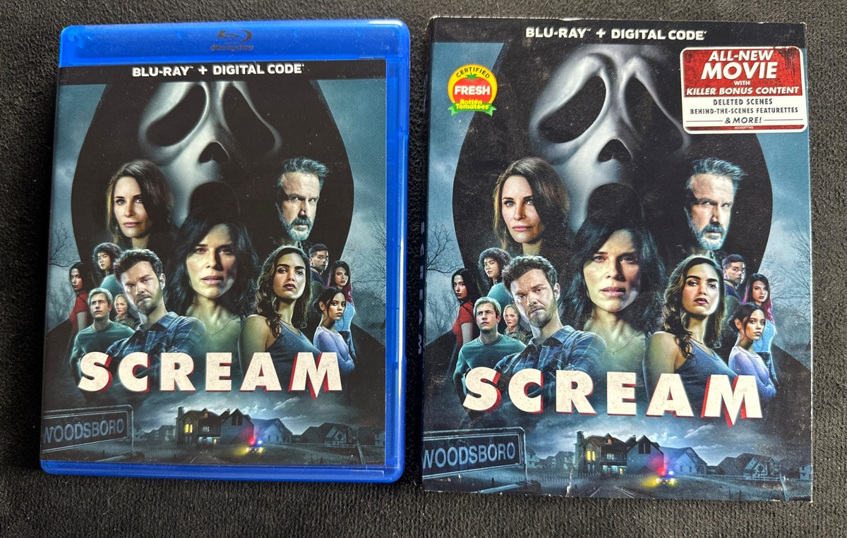 Scream (2022) (Blu-ray, Paramount Pictures, Slipcover, No Digital)