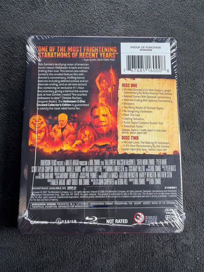 Halloween (Rob Zombie)  (Blu-ray, Cinedigm, Steeelbook, NEW/Sealed)