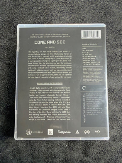Come and See (Blu-ray, Criterion Collection, Special Edition, 80's Classic)