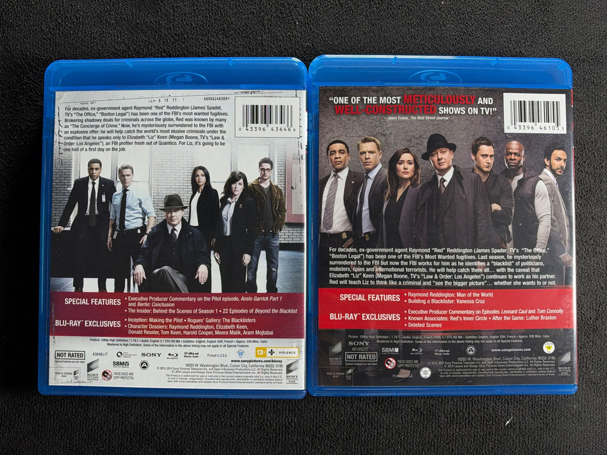 The Blacklist: The Complete First & Second Seasons (Blu-ray, Sony Pictures)