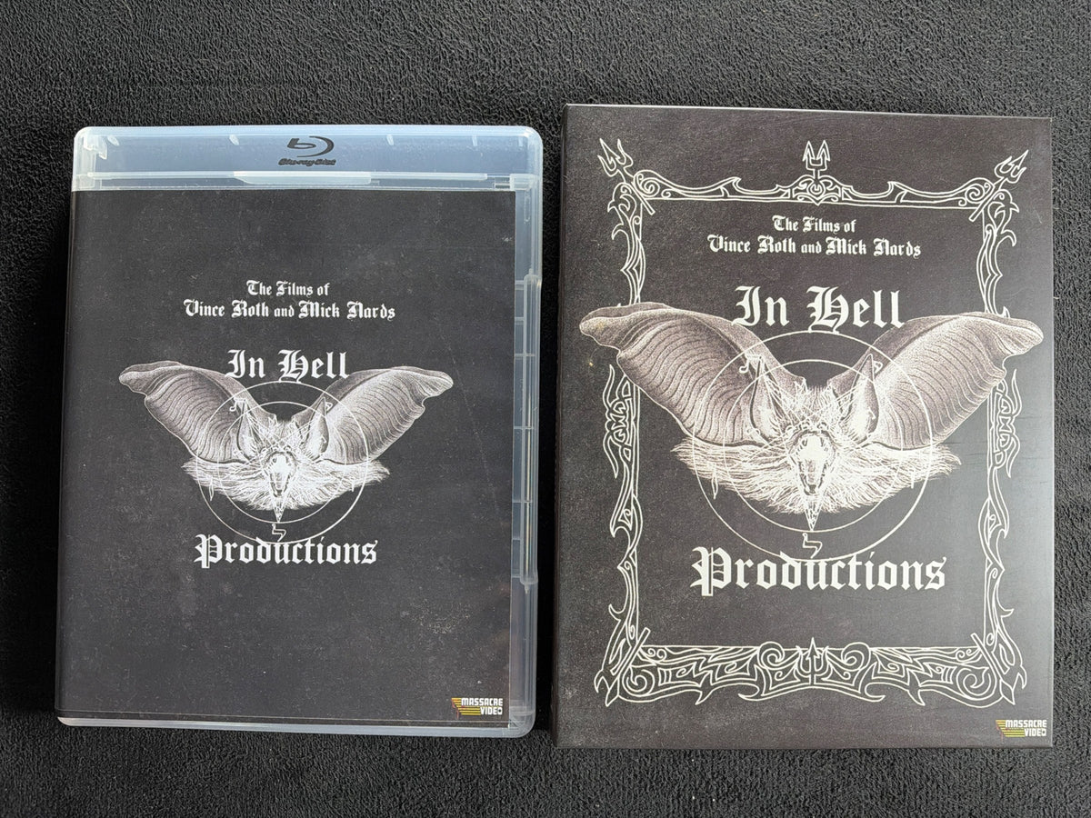 In Hell Productions Films of Vince Roth (Blu-ray, Massacre Video, Slipcover)