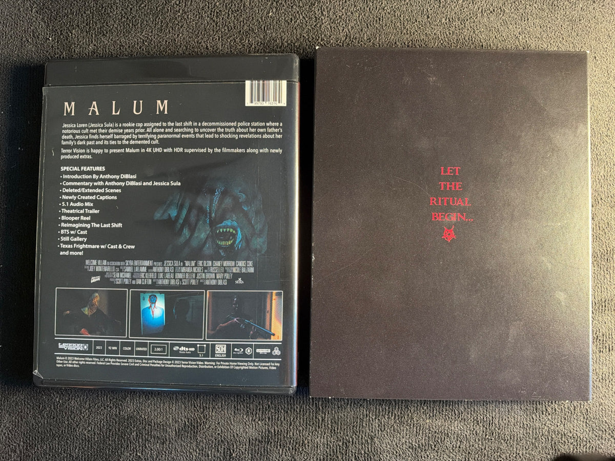 Malum (4K Ultra HD, Terror Vision, Slipcover, Modern Horror, Widescreen)