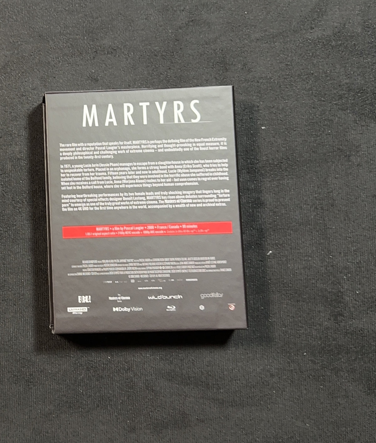 Martyrs (4K Ultra HD, Eureka Entertainment, Limited Edition, Booklet)