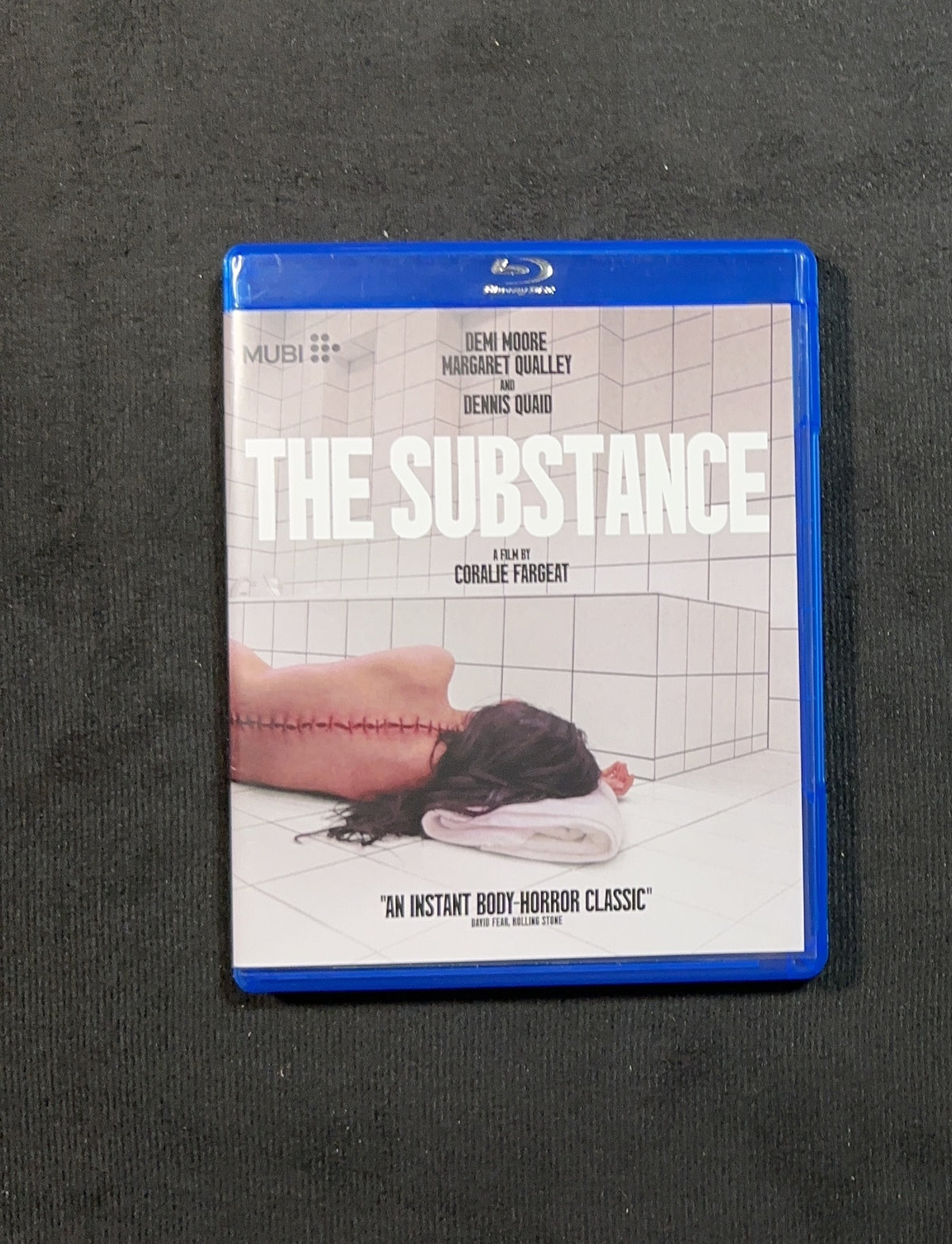 The Substance (Blu-ray, Mubi Inc, Demi Moore Classic, Slipcover)