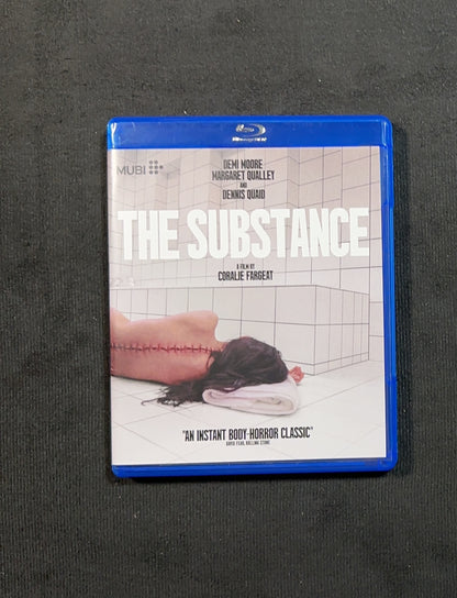 The Substance (Blu-ray, Mubi Inc, Demi Moore Classic, Slipcover)