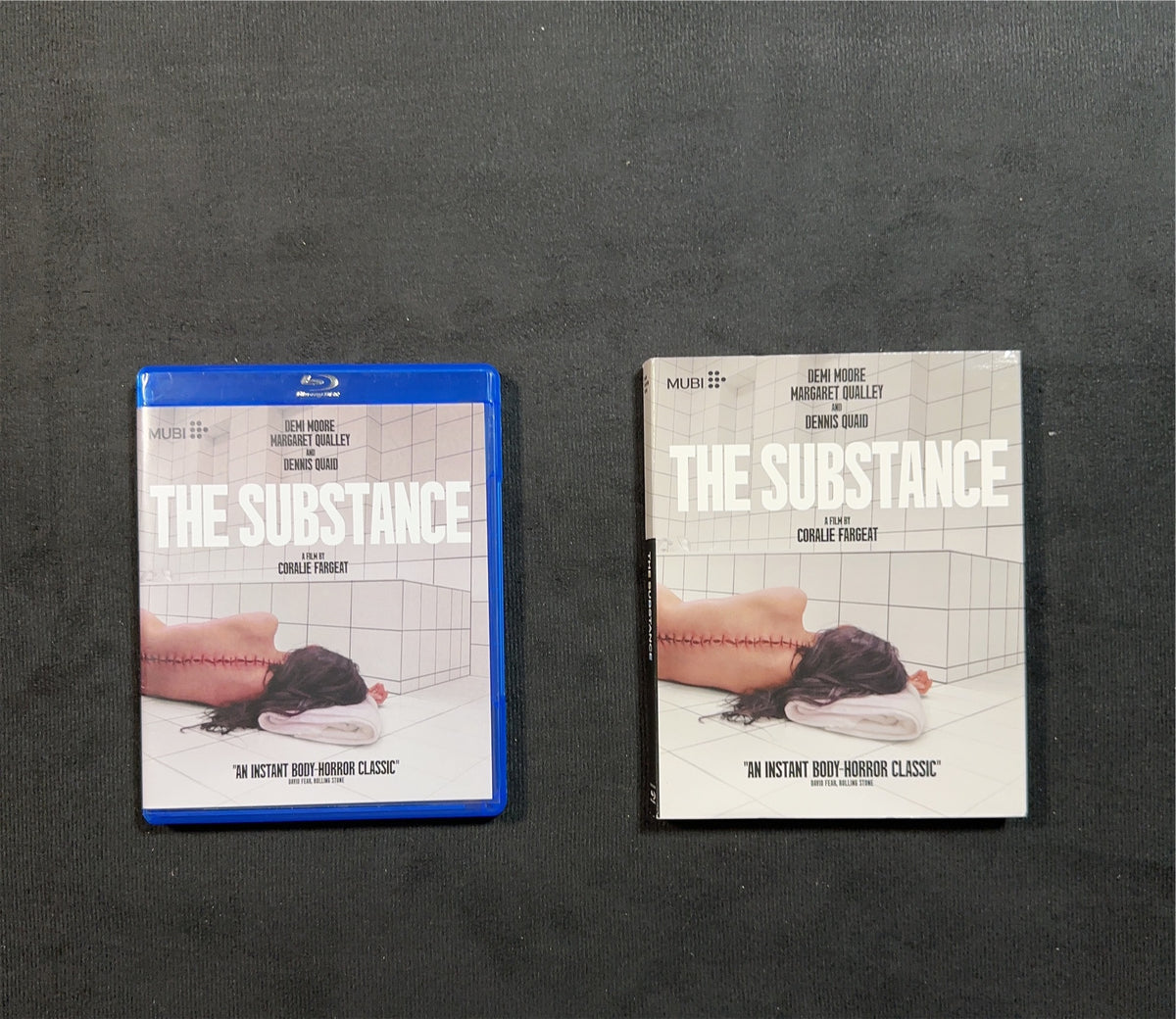 The Substance (Blu-ray, Mubi Inc, Demi Moore Classic, Slipcover)