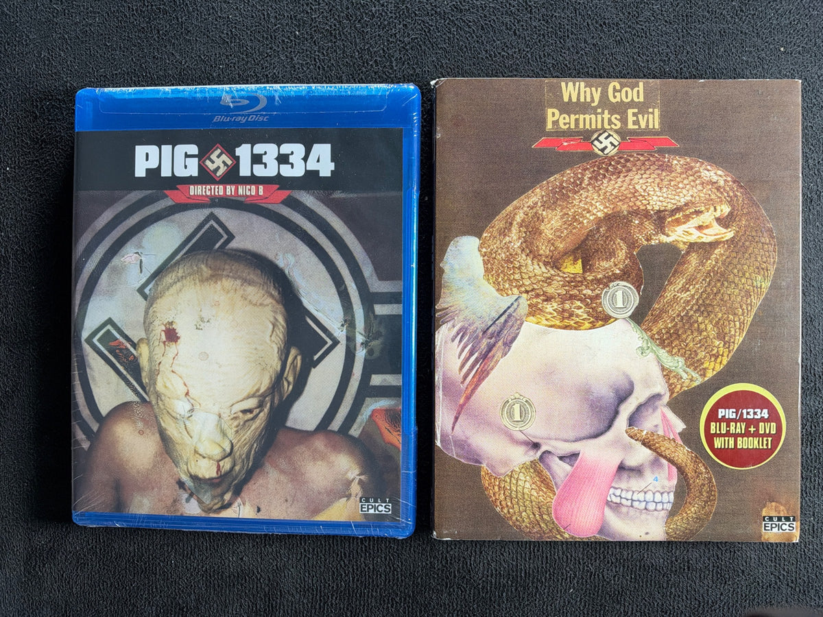Pig / 1334 (Blu-ray, Cult Epics, Rare Double Feature, Slipcover, NEW/Sealed)