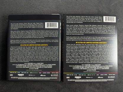 Audition (4K Ultra HD Arrow Video, Slipcover, Limited Edition, 90's Horror)