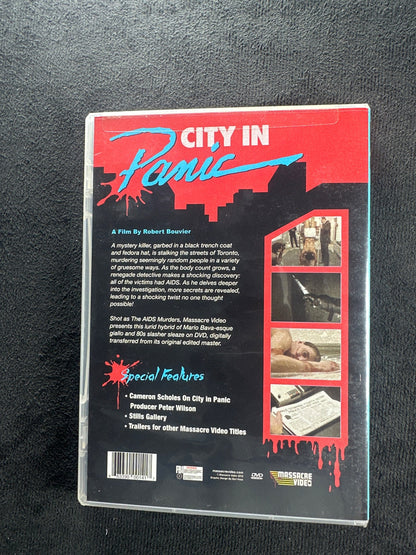 City in Panic (DVD, Massacre Video, 80's Classic Horror, OOP)