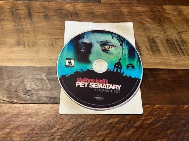 Pet Sematary Alternate Cut DVD Disc ONLY - Classic - No Case
