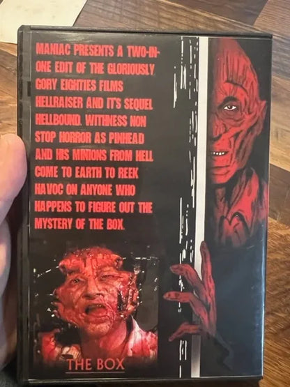 Hellraiser The Box DVD - Hellraiser Part 1 & 2 Combined to One Single Movie