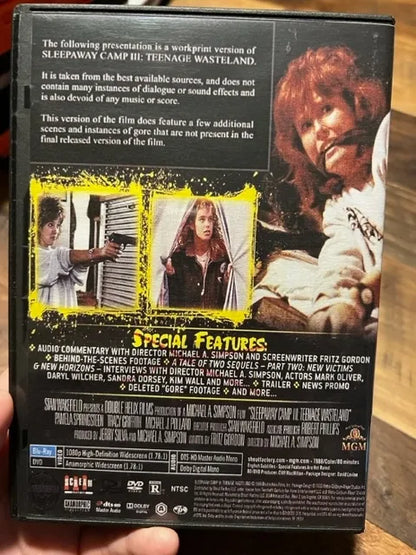 Sleepaway Camp III Workprint Version DVD - Classic Horror