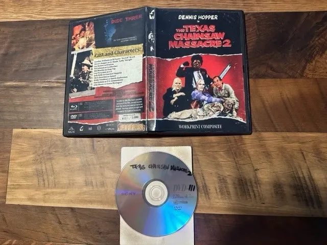 The Texas Chainsaw Massacre 2 Workprint Composite DVD