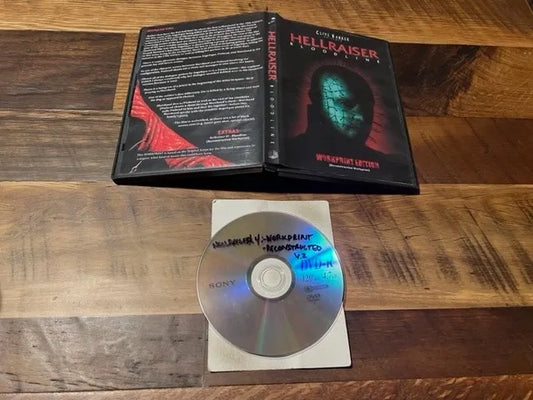Hellraiser Bloodline Workprint Edition DVD - Classic Horror