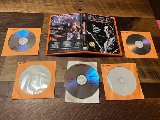 Halloween 6 The Curse of Michael Myers Producer Cut DVD - Rare 5 Disc Set