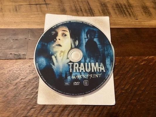 Trauma 1993 (Dario Argento) Workprint DVD Disc ONLY - Classic - No Case