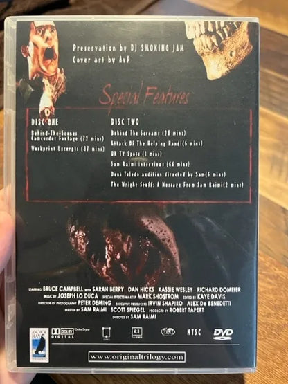Evil Dead II Treasures Collection DVD - 2 Disc - Workprint - Classic Horror